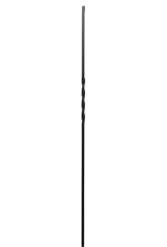 MSP-12 Single 360 Degree Twist Iron Baluster - 1/2 in Square