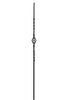 MSP-14 Single Basket 360 Degree Twist Iron Baluster - 1/2 in Square