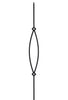 MSP-16 Pointed Oval Iron Baluster - 1/2 in Square