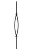 MSP-16 Pointed Oval Iron Baluster - 1/2 in Square - view 2