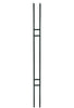 MSP-19 Craftsman Double Panel Iron Baluster - 1/2 in Square