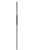 MSP-21 Flower with Arrows Iron Baluster - 1/2 in Square