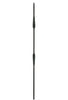 MSP-22 Split Arrows Iron Baluster - 1/2 in Square