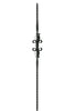 MSP-24 Split Arrows with Butterfly Iron Baluster - 1/2 in Square - view 2