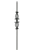 MSP-35 "Hour Glass" Scroll Iron Baluster - 1/2 in Square - view 2
