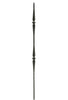 MSP-42 Double Knuckle with Spoons Iron Baluster - 1/2 in Square