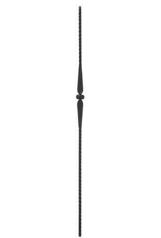 MSP-45 Single Collar with Spoons Iron Baluster - 1/2 in Square
