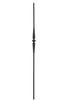 MSP-45 Single Collar with Spoons Iron Baluster - 1/2 in Square