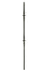 MSP-46 Double Collar with Spoons Iron Baluster - 1/2 in Square - view 2