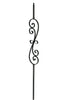 MSP-56 "S" Scroll Iron Baluster - 1/2 in Square - view 2