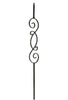 MSP-57 "S" Scroll Iron Baluster - 1/2 in Square - view 2