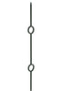 MSP-73 Double Circle Iron Baluster - 1/2 in Square - view 2