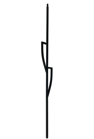 MSP-79 Split Shield Iron Baluster - 1/2 in Square