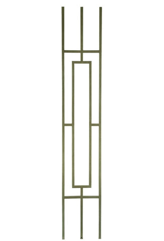 MSP-813 Rectangular Panel Iron Baluster - 1/2 in Square