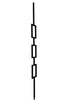 MSP-83 Triple Rectangle Iron Baluster - 1/2 in Square