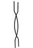MSP-85 Double Helix Iron Baluster - 1/2 in Square