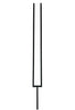 MSP-87 Split Rectangle Iron Baluster - 1/2 in Square - view 2