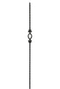 MSP-95 Single Oval Iron Baluster - 1/2 in Square