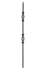 MSP-96 Double Oval Iron Baluster - 1/2 in Square - view 2
