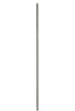 MSP-R01 Plain Iron Baluster - 1/2 in Round