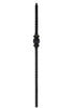 MSP-N31 Single Ball Iron Newel - 1-3/16 in Square