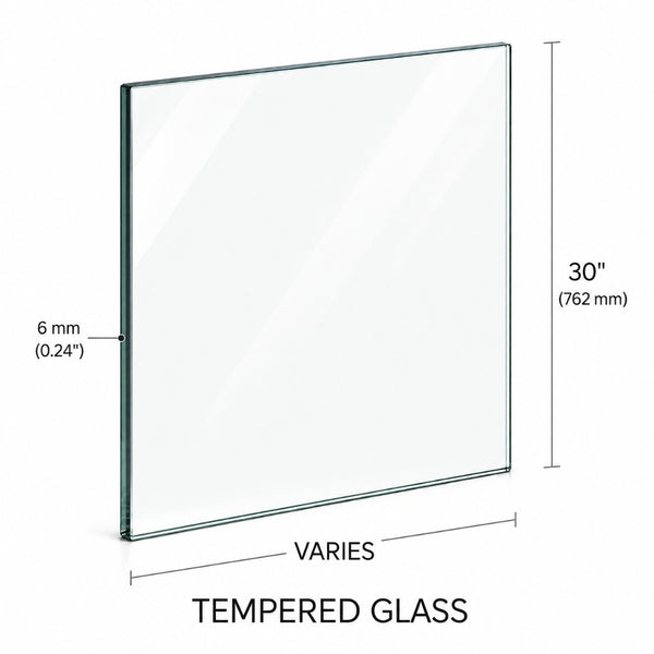 1350 24 X 30 Glass Panel
