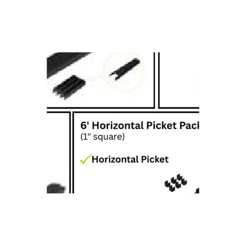 PB1536 36in Level Kit (6 pickets) Horizontal Railing
