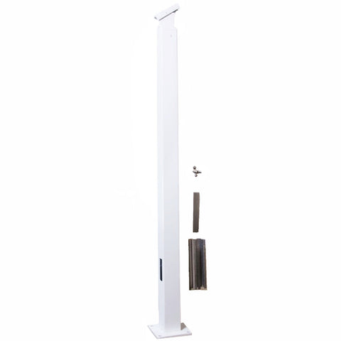 PB5734 2"W Mid Stair Post (with Splice) Aluminum Post