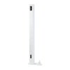 PB5735 2.5"W Bottom Stair Post - With Stair Hole Cover (same post for 36" /42" system) Aluminum Post