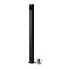 PB5737 2.5"W x 36"H Top Stair Post - With Stair Hole Cover Aluminum Post
