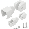 PB5757 Pivoting Stair Bracket Package (1x Top Rail & 1x Bottom Rail Bracket) Aluminum Railing