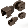 PB5757 Pivoting Stair Bracket Package (1x Top Rail & 1x Bottom Rail Bracket) Aluminum Railing - view 2