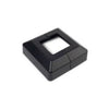PB5827 2.5" Cable Rail Bottom Stair Post - Slotted to accept stair rails and 7 pre-drilled & threaded holes (stair face + opposite side face)