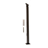 PB5832 2.5" x 42" Cable Rail Top Stair Post - Slotted to accept stair rails and 7 pre-drilled & threaded holes (stair face + opposite side face)