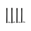 PB5834 2.5" x Cable Rail Pivot Top Mid Stair Post with rail splice kit and 7 pre-drilled holes 2 faces