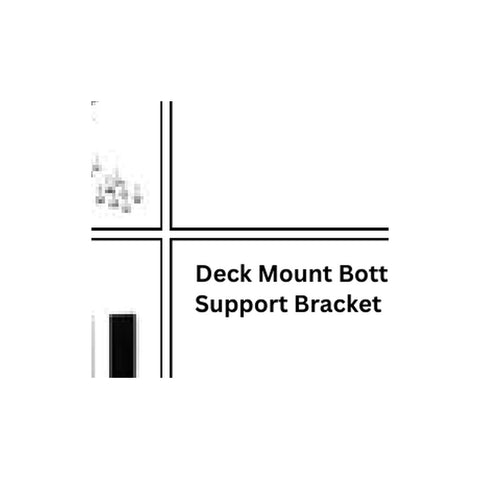 PB7410 Support Leg fastener included Aluminum Railing
