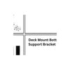 PB7410 Support Leg fastener included Aluminum Railing
