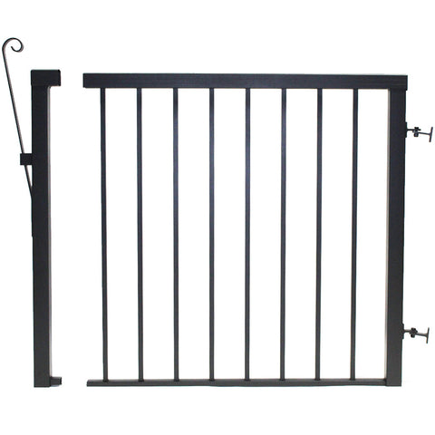 PB7480 48" Wide Gate - Straight Picket (42" Height) Aluminum Gate