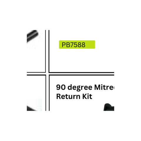 PB7583 90˚ pipe handrail return