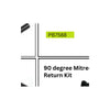 PB7583 90˚ pipe handrail return