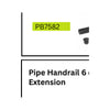 PB7587 Pipe handrail - 6˚extension