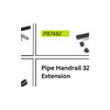 PB7588 Pipe handrail - 32˚extension