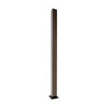 PB7761 4"W x 42"H Blank post with flat post cap Aluminum Post