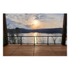PB7780XB Vista Privacy Wall End Post (Includes: Top Sleeve End Post Bracket, Flat Cap, 1x Gasket, & 12x 1/4" Rubber Spacers) - installation example (Vista Railing Systems)