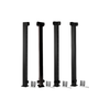 PB7864 2.5" x 36" Cable Rail End Post - Top Sleeved / bottom rail connector and 9 pre-drilled & threaded holes one face