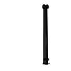 PB7865 2.5" x 36" Cable Rail 90 Degree Corner Post - Top Sleeved / bottom rail connector and 9 pre-driiled & threaded holes 2 faces