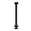 PB7886 2.5" x 36" Cable Rail 45 Degree Corner Post - Top Sleeved / bottom rail connector and 9 pre-driiled & threaded holes 2 faces