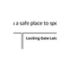 V5903B True Close Lock Latch (Black Only) Aluminum Gate