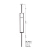 16.6.3 Aalto Modern Series Single Rectangle Hollow Baluster