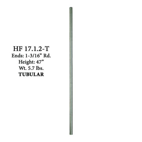 17.1.2-T Plain Round Stainless Steel Hollow Newel Post